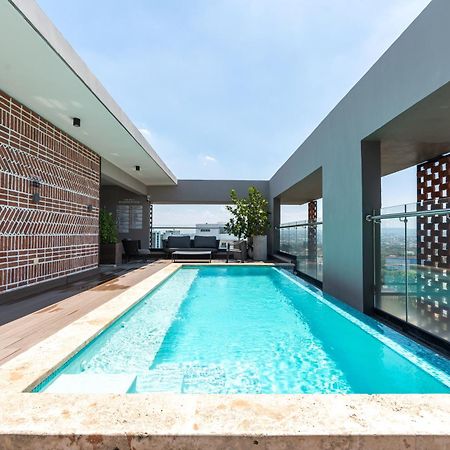 Modern Luxury Condo With Rooftop Pool & Gym Santiago De Los Caballeros Eksteriør billede