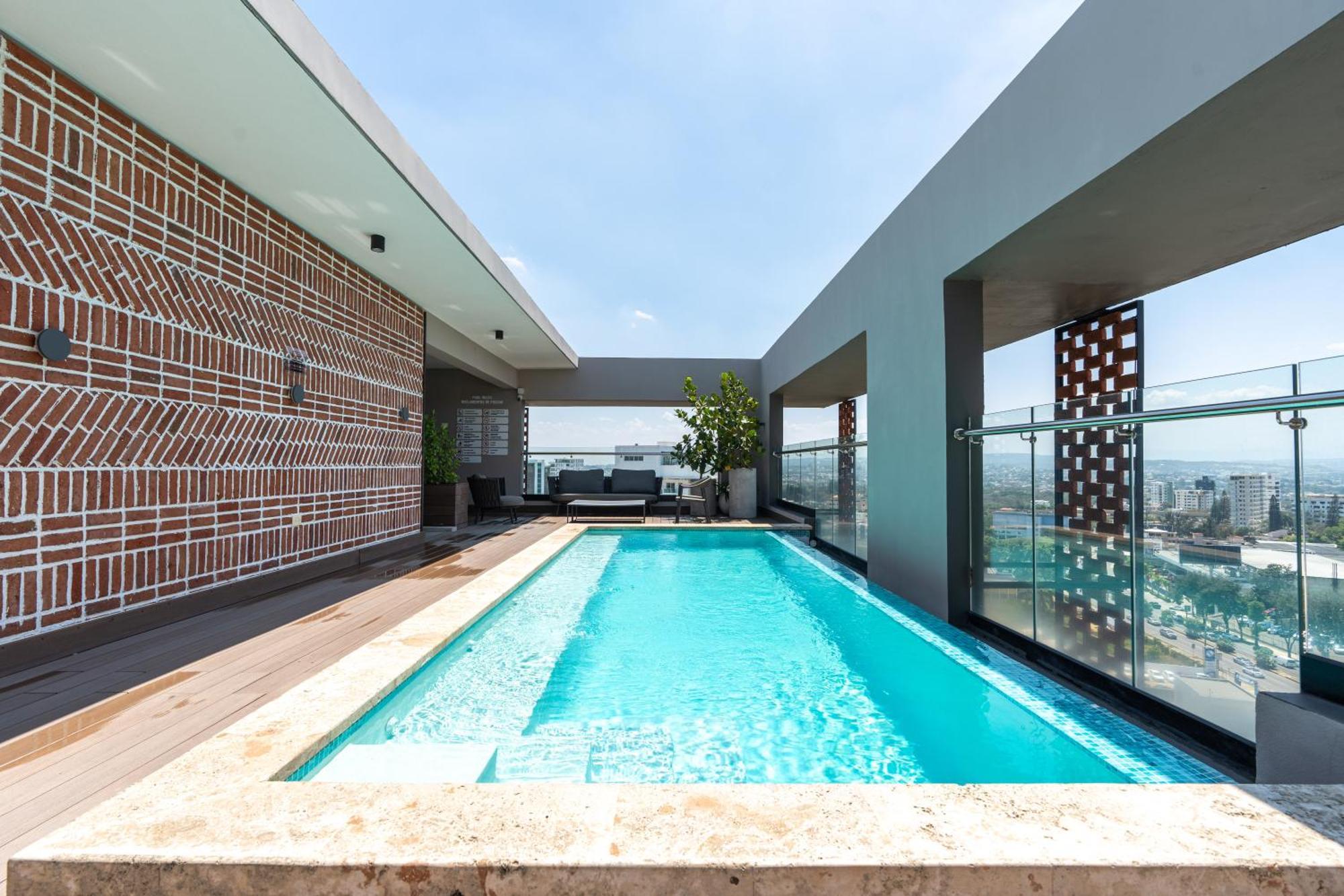 Modern Luxury Condo With Rooftop Pool & Gym Santiago De Los Caballeros Eksteriør billede